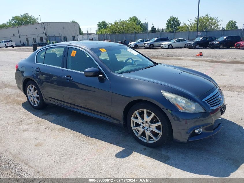 2012 INFINITI G37X