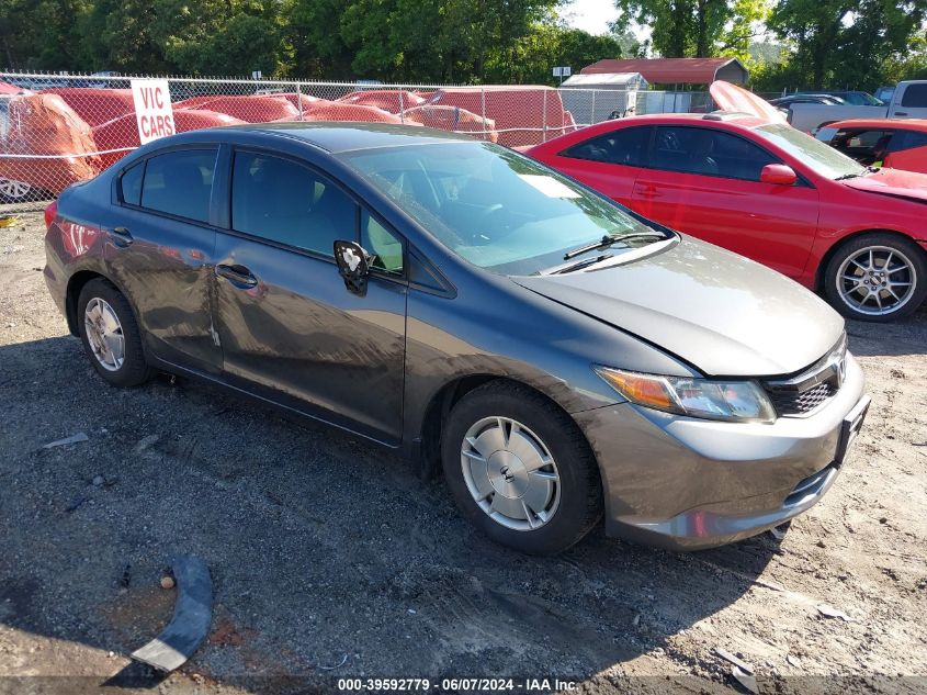 2012 HONDA CIVIC HF