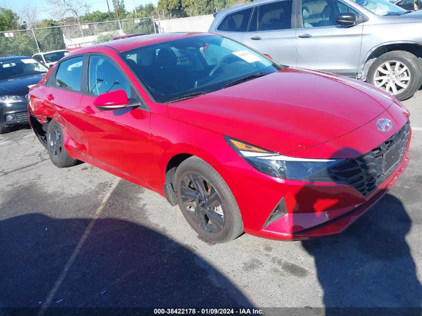 2023 HYUNDAI ELANTRA HYBRID BLUE