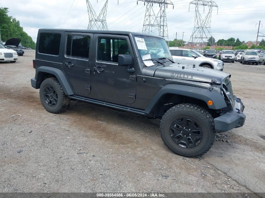 2017 JEEP WRANGLER UNLIMITED WILLY WHEELER 4X4