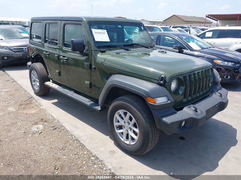 2023 JEEP WRANGLER 4-DOOR SPORT S 4X4