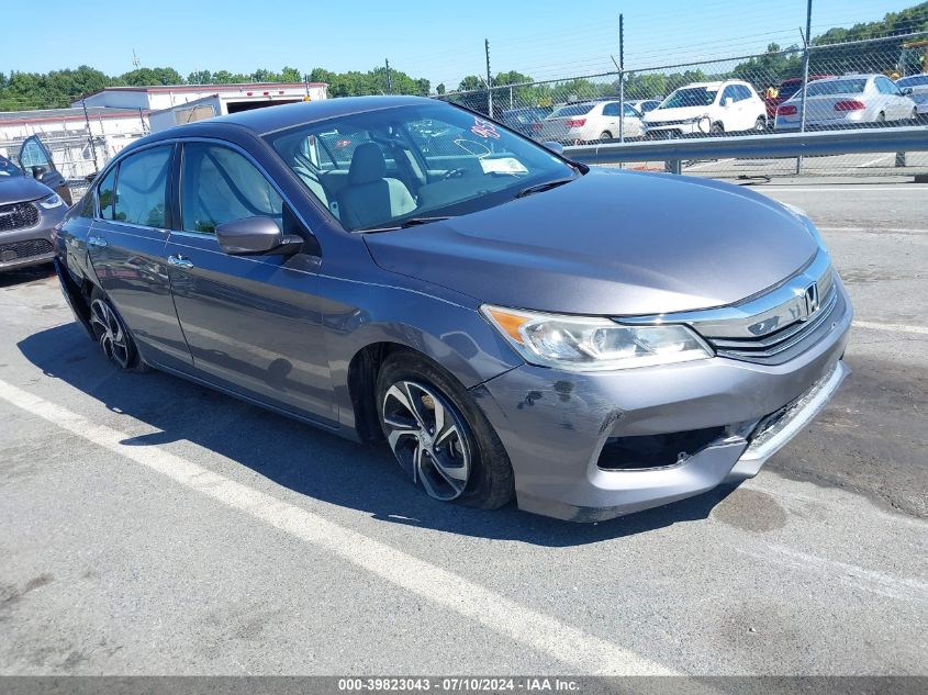 2017 HONDA ACCORD LX