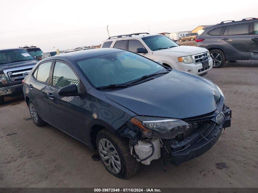 2018 TOYOTA COROLLA LE