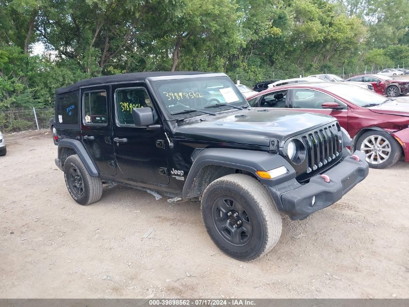 2018 JEEP WRANGLER UNLIMITED SPORT 4X4