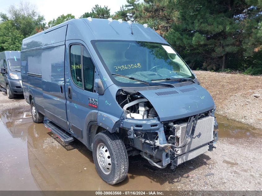 2019 RAM PROMASTER 3500 CARGO VAN HIGH ROOF 159 WB EXT