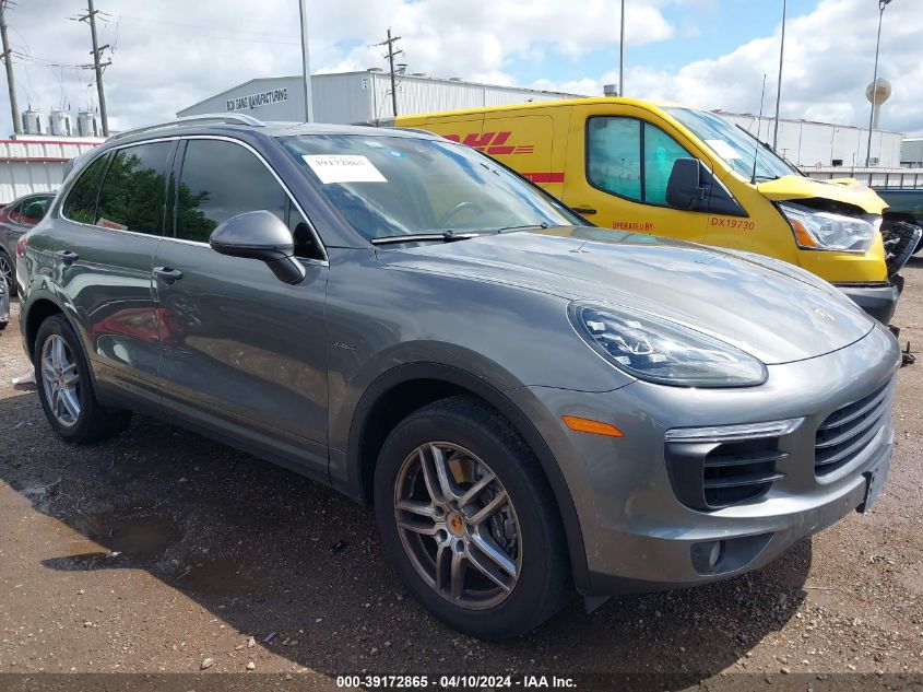 2016 PORSCHE CAYENNE DIESEL