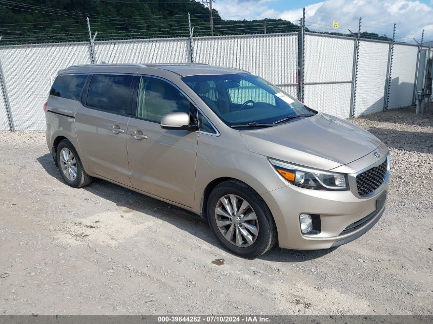 2015 KIA SEDONA EX