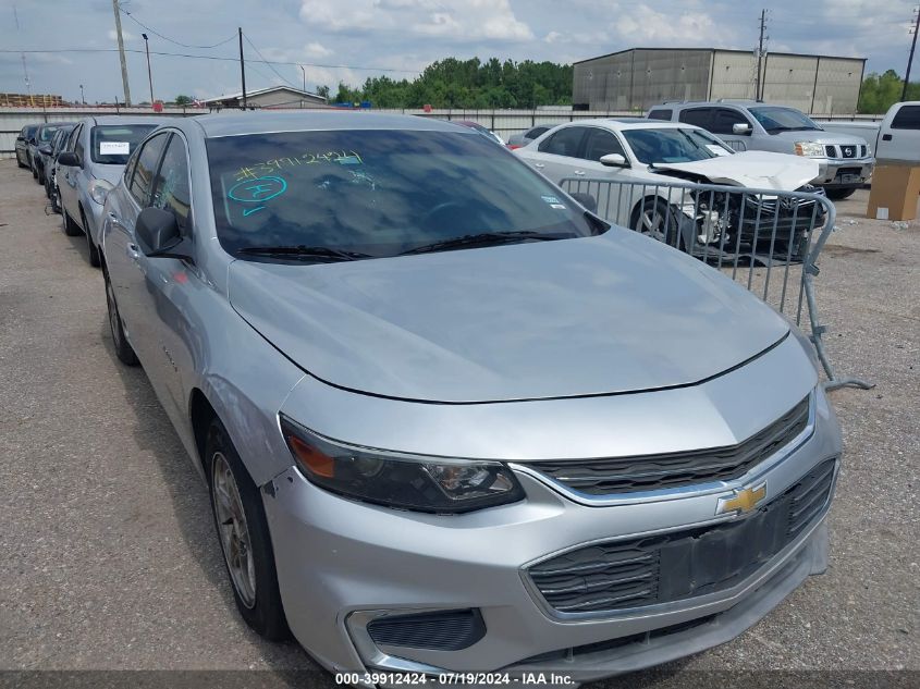 2016 CHEVROLET MALIBU LS