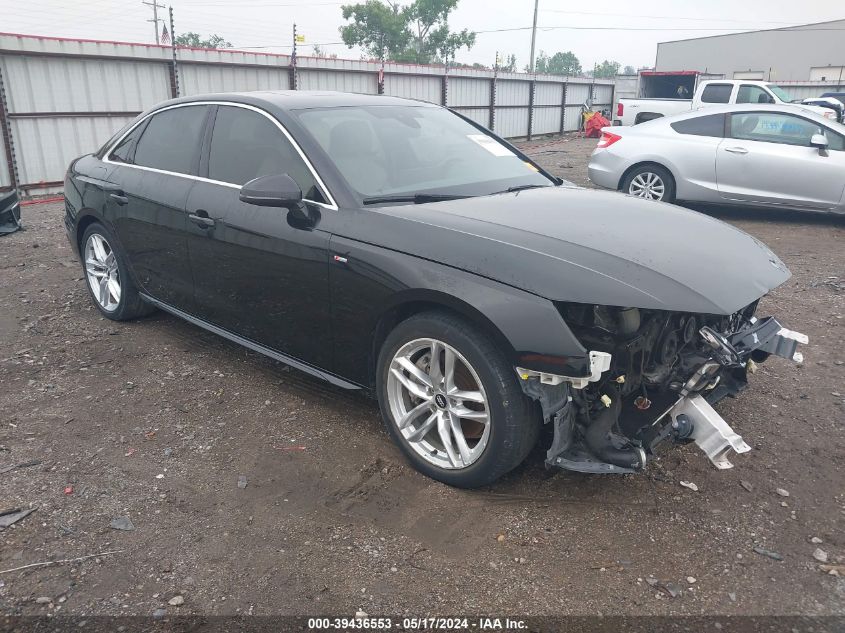 2020 AUDI A4 PREMIUM PLUS 45 TFSI QUATTRO S TRONIC