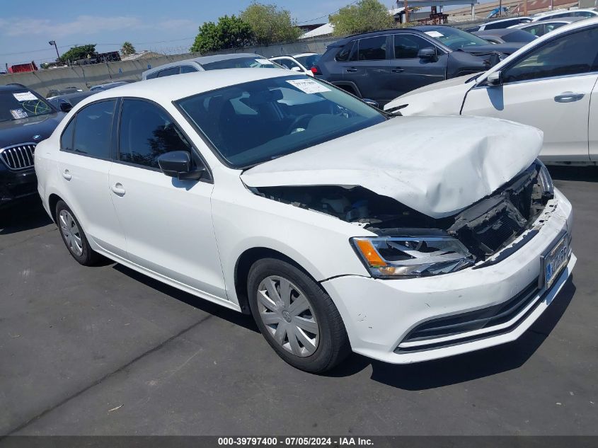 2016 VOLKSWAGEN JETTA 1.4T S