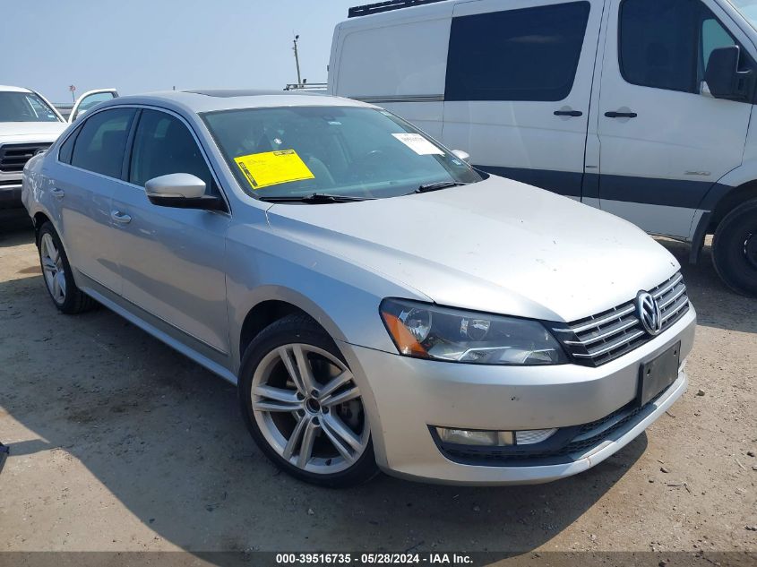 2013 VOLKSWAGEN PASSAT 2.0L TDI SEL PREMIUM