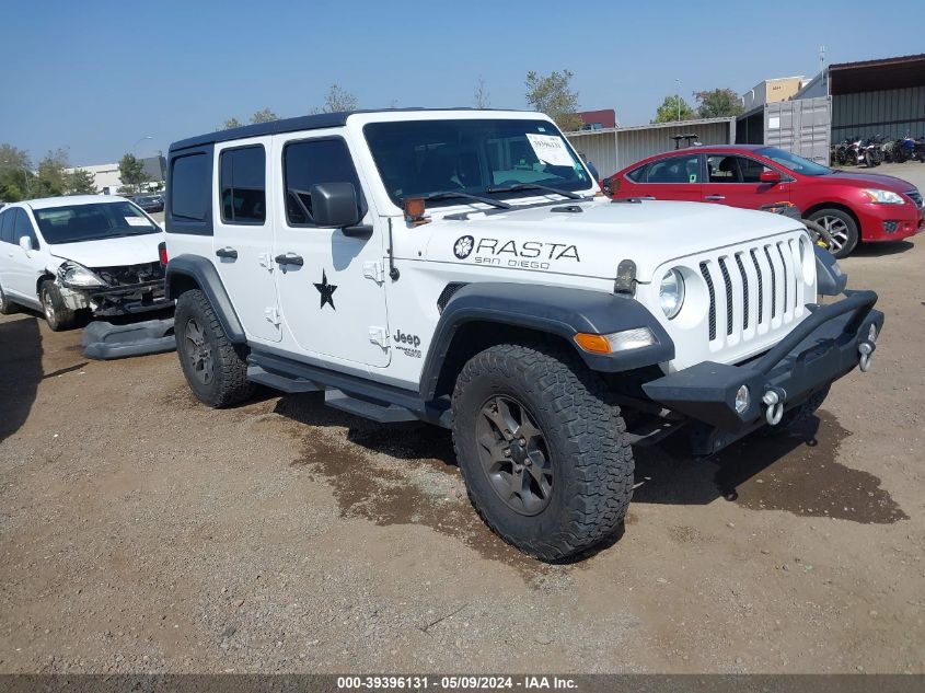 2018 JEEP WRANGLER UNLIMITED SPORT 4X4