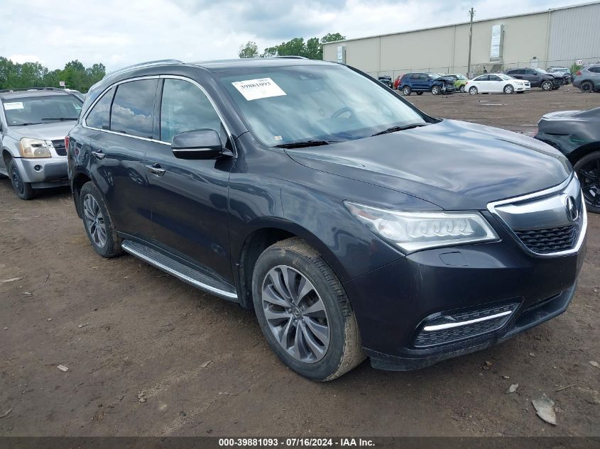 2014 ACURA MDX TECHNOLOGY PACKAGE