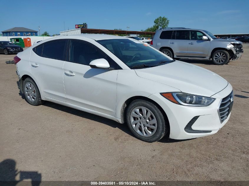 2017 HYUNDAI ELANTRA SE