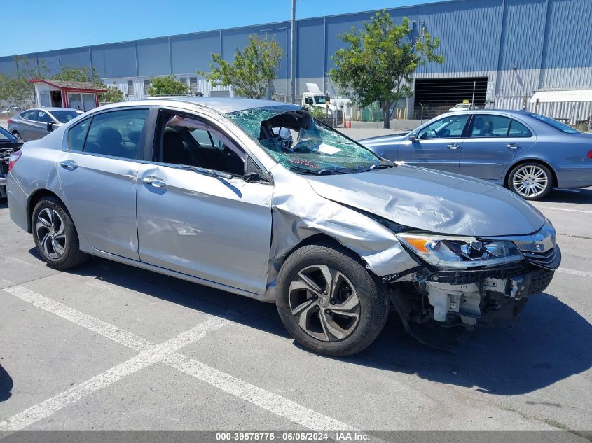 2016 HONDA ACCORD LX