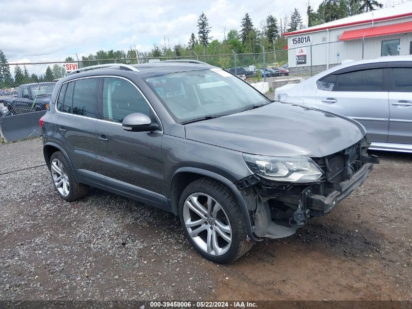 2012 VOLKSWAGEN TIGUAN SEL