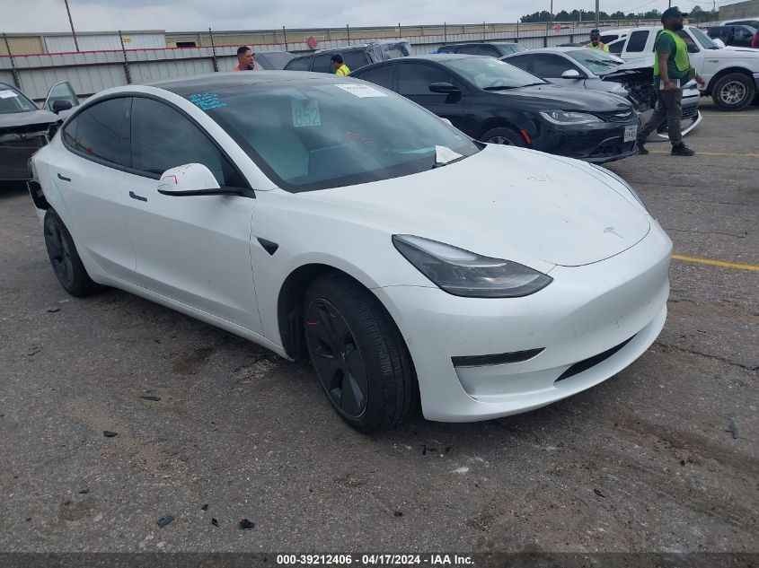 2021 TESLA MODEL 3 STANDARD RANGE PLUS REAR-WHEEL DRIVE