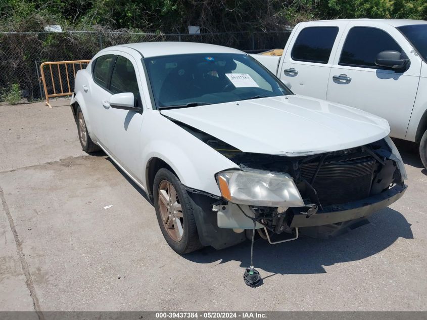 2013 DODGE AVENGER SXT