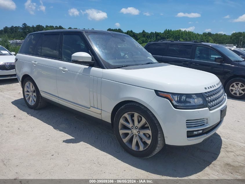 2016 LAND ROVER RANGE ROVER HSE