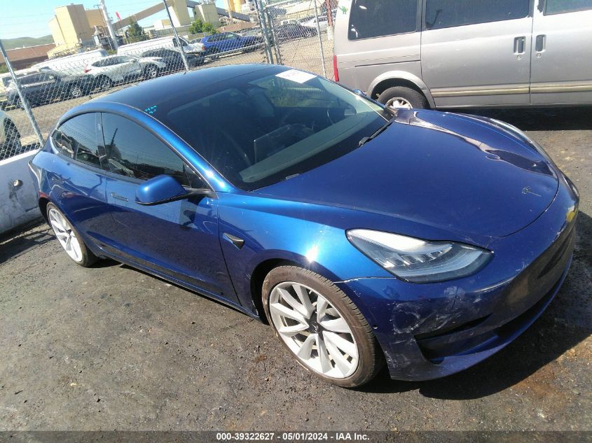 2020 TESLA MODEL 3 LONG RANGE DUAL MOTOR ALL-WHEEL DRIVE