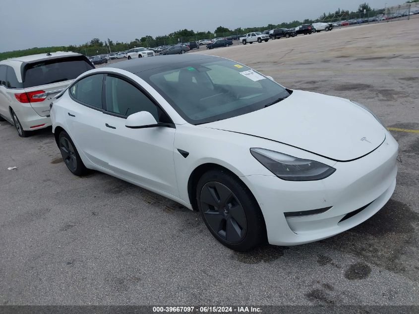 2022 TESLA MODEL 3