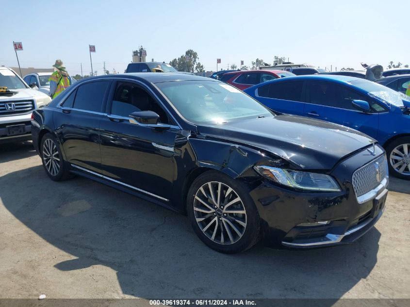 2019 LINCOLN CONTINENTAL SELECT