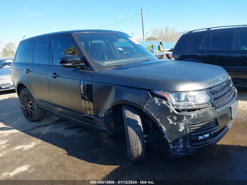 2014 LAND ROVER RANGE ROVER 5.0L V8 SUPERCHARGED/5.0L V8 SUPERCHARGED EBONY EDITION