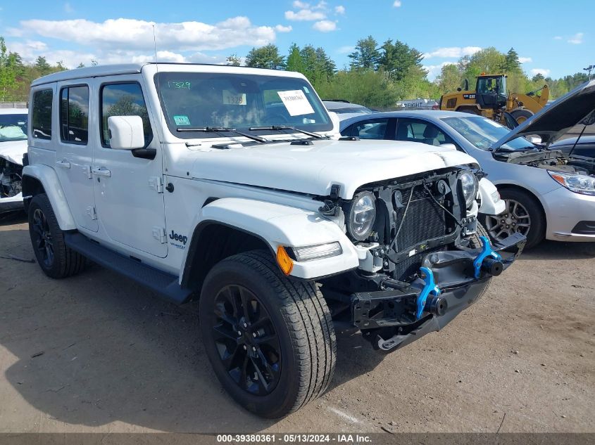 2021 JEEP WRANGLER 4XE UNLIMITED HIGH ALTITUDE 4X4