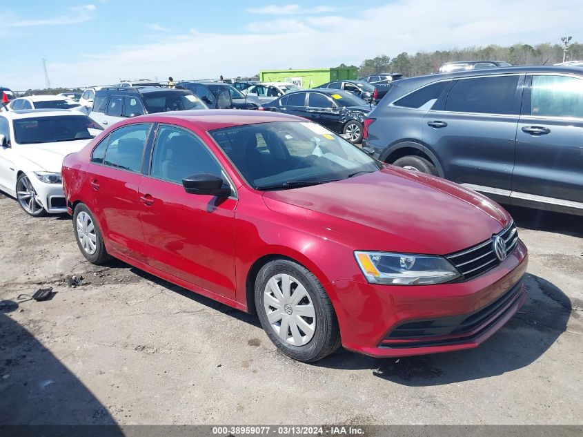 2016 VOLKSWAGEN JETTA 1.4T S