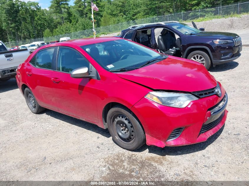 2016 TOYOTA COROLLA LE