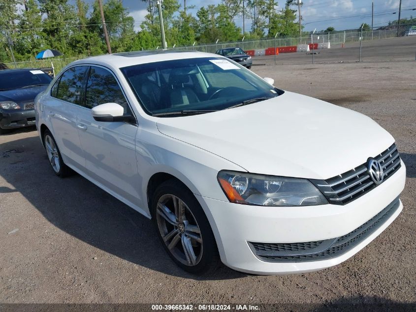 2014 VOLKSWAGEN PASSAT 2.0L TDI SE