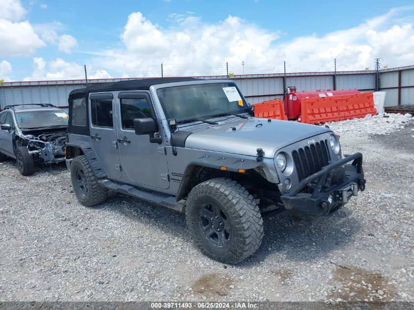 2017 JEEP WRANGLER UNLIMITED SPORT 4X4