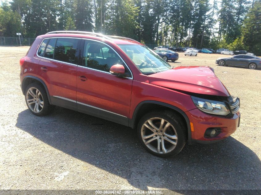 2013 VOLKSWAGEN TIGUAN SEL