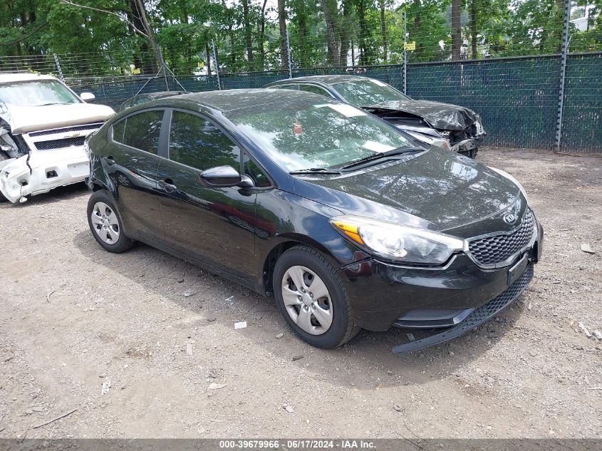 2016 KIA FORTE LX