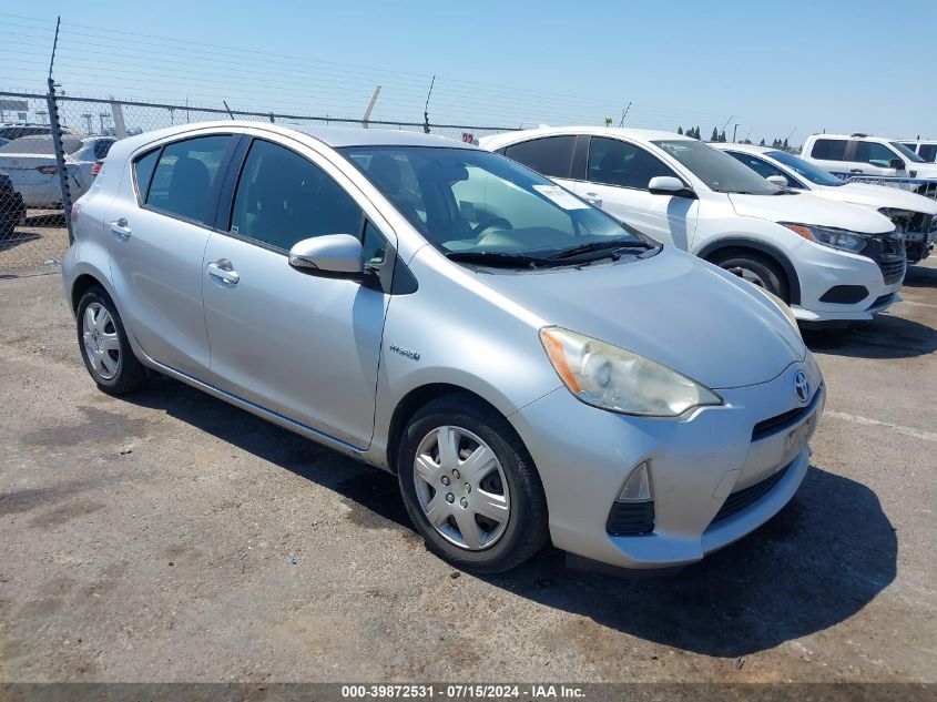 2012 TOYOTA PRIUS C TWO