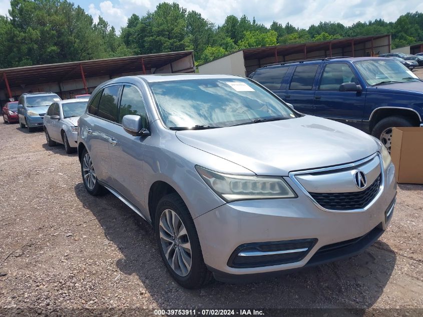 2016 ACURA MDX TECHNOLOGY