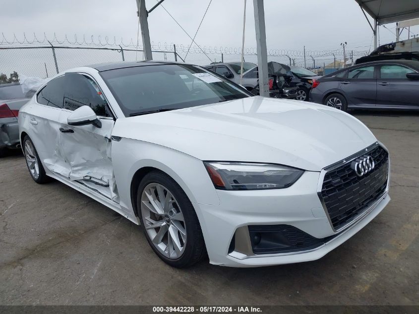 2020 AUDI A5 SPORTBACK PREMIUM 45 TFSI QUATTRO S TRONIC