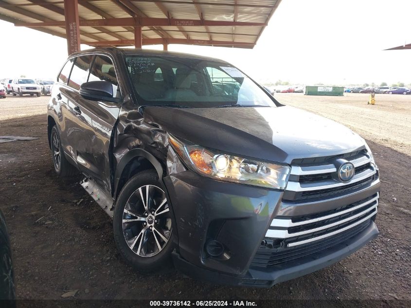 2018 TOYOTA HIGHLANDER HYBRID LE