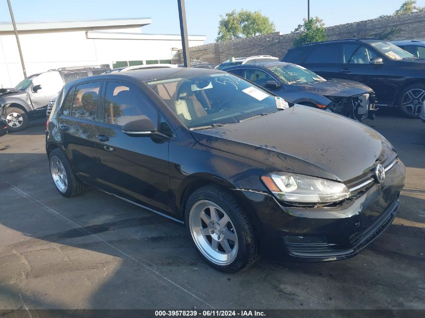 2015 VOLKSWAGEN GOLF TSI SE 4-DOOR