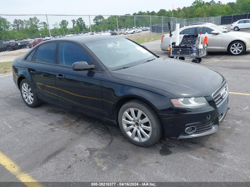 2012 AUDI A4 2.0T PREMIUM