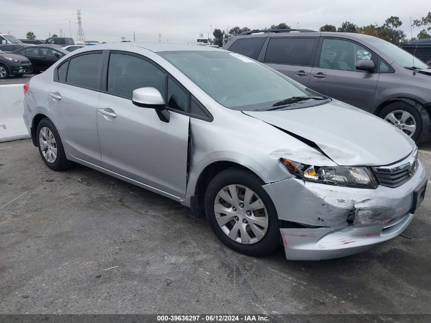 2012 HONDA CIVIC LX