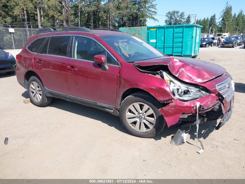 2016 SUBARU OUTBACK 2.5I PREMIUM