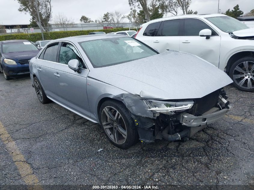 2018 AUDI A4 2.0T PREMIUM/2.0T TECH PREMIUM