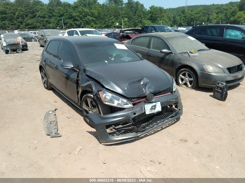 2017 VOLKSWAGEN GOLF GTI S 4-DOOR