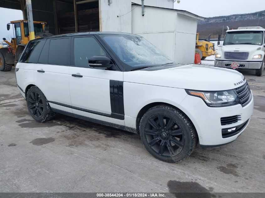 2017 LAND ROVER RANGE ROVER 3.0L V6 SUPERCHARGED HSE