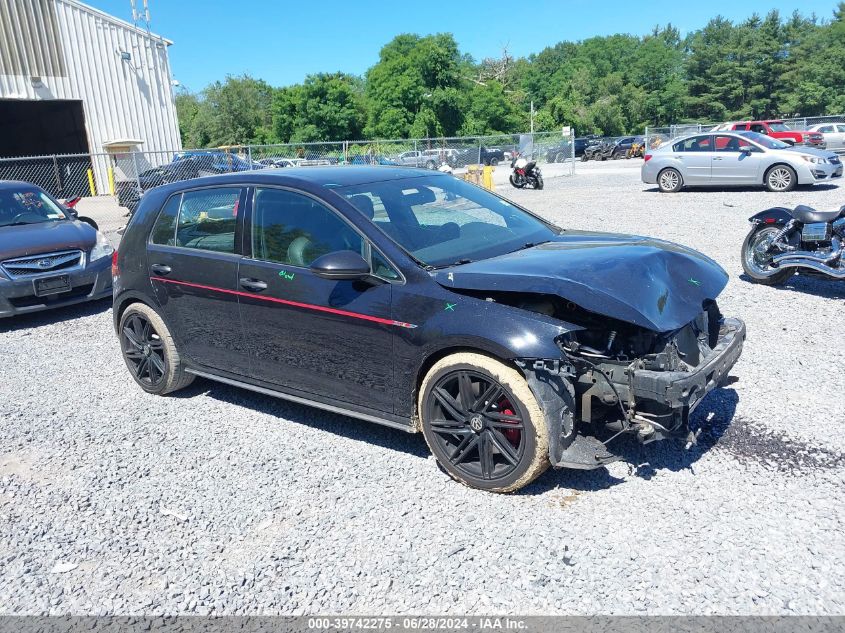 2016 VOLKSWAGEN GOLF GTI AUTOBAHN W/PERFORMANCE PACKAGE 4-DOOR/S W/PERFORMANCE PACKAGE 4-DOOR/SE W/P