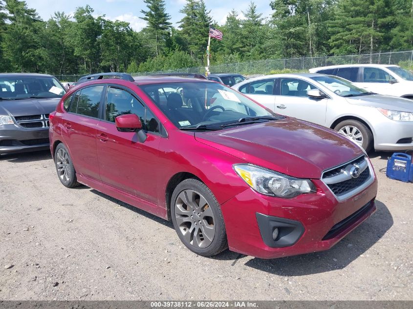 2014 SUBARU IMPREZA 2.0I SPORT PREMIUM