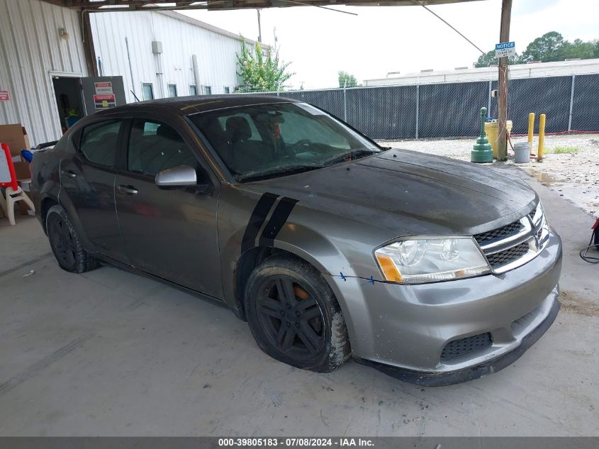 2012 DODGE AVENGER SXT