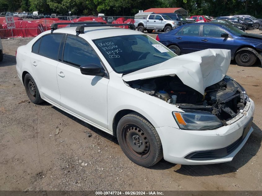 2014 VOLKSWAGEN JETTA 2.0L S