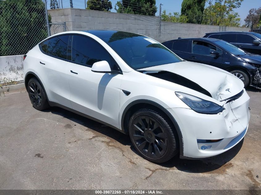 2021 TESLA MODEL Y LONG RANGE DUAL MOTOR ALL-WHEEL DRIVE